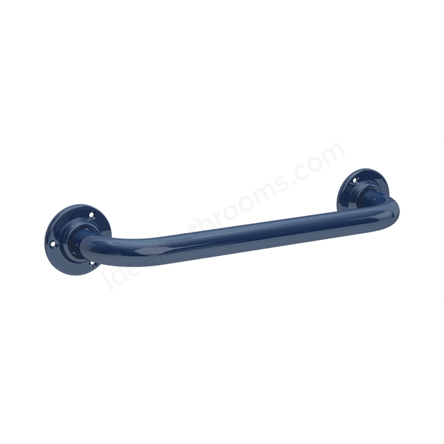Bathex Professional 300mm Mild Steel Grab Rail - Blue