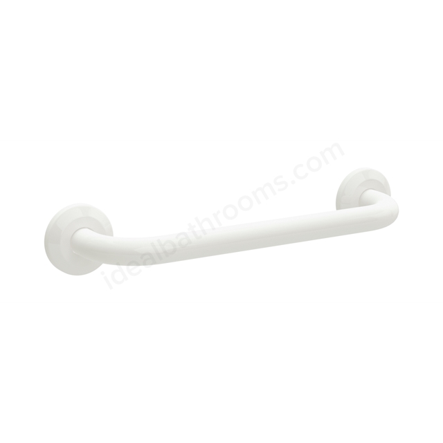 Bathex Professional 450mm Stainless Steel Grab Rail - White