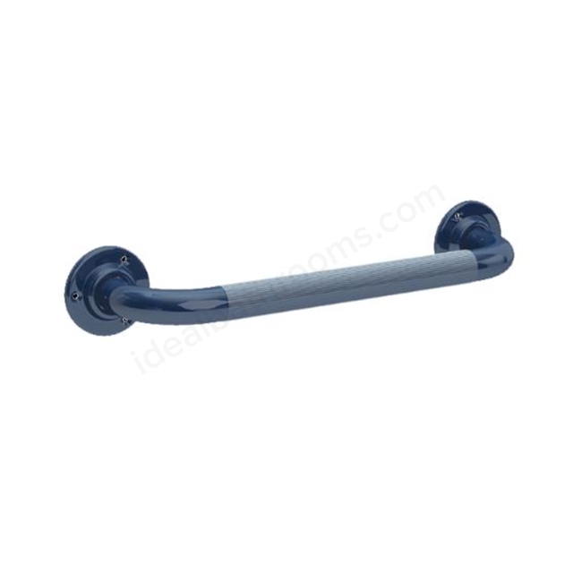 Bathex Professional 600mm Mild Steel Grab Rail - Blue