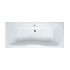 Vitra OPTIMA Double Ended Rectangular Bath; 1700x750mm; 0 Tap Hole; White