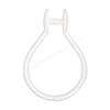 Bathex Professional Plastic Shower Hook - White
