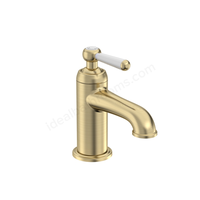 Tavistock Lansdown Mono Basin Mixer With Click Waste Brushed Brass