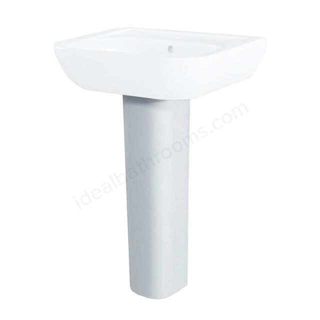 Essential FUCHSIA Full Pedestal Only; White