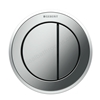 Geberit TYPE10 Dual Flush Button; For Furniture; Matt/Gloss Chrome
