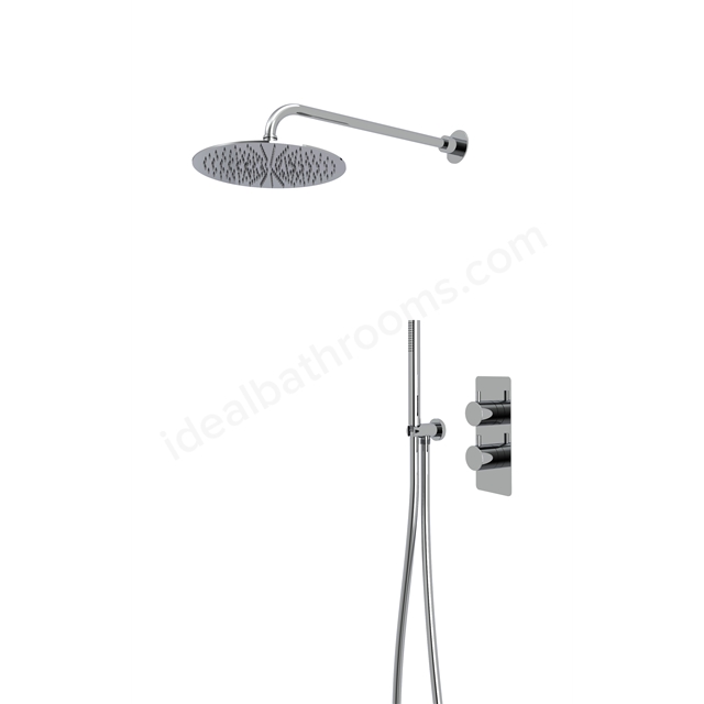 Tavistock Quantum Dual Function Shower System With Handset; Holder & Overhead Shower Chrome