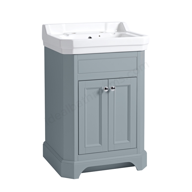 Tavistock Vitoria 600 Basin Floorstanding Unit - Mineral Blue