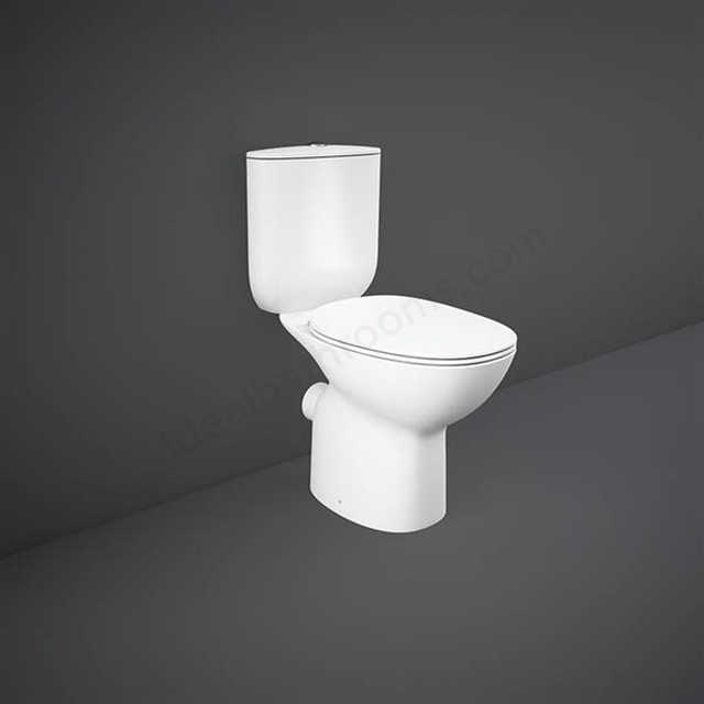 RAK Ceramics Morning Full Access Rimless Close Coupled WC Pan w/ Cistern & Seat - White