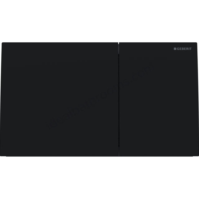 Geberit Sigma70 Stainless Steel Dual Flush Plate - Matt Black