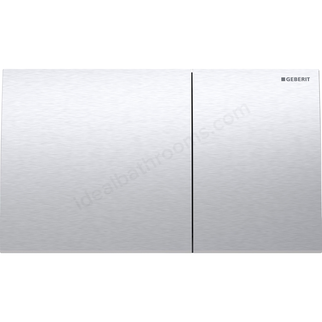 Geberit Sigma70 Dual Flush Plate - Brushed Stainless Steel