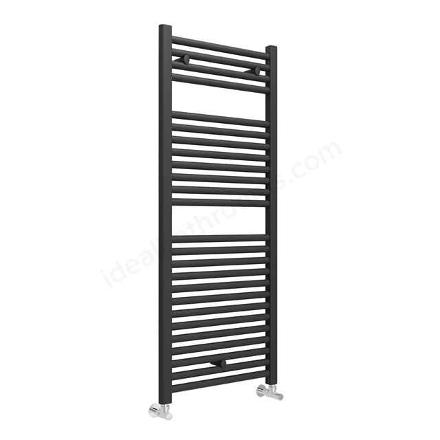 Lazzarini Roma 1230mm x 500mm Straight Towel Warmer - Matt Black