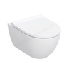 Geberit Acanto TurboFlush Shrouded Wall-Hung WC Pan & Seat - White