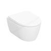 Geberit iCon Deep-Flush 360mm x 490mm Wall-Mounted Toilet Pan w/ Toilet Seat - White
