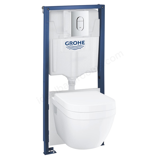 Grohe Rapid SL 5-in-1 Set for WC, 1.13M Pack with Soft Close Seat