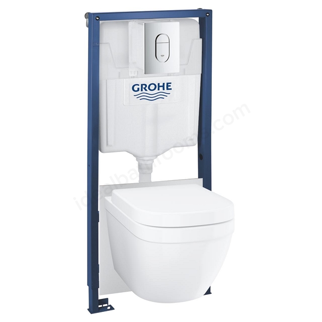 Grohe Rapid SL 5-in-1 Set for WC, 1.13M Pack with Soft Close Seat