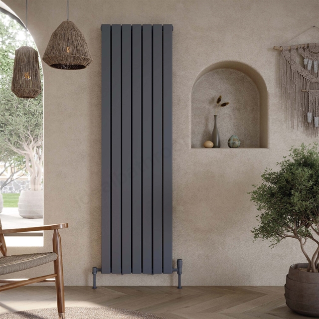 Scudo Bravo Designer Radiator Double 1600mm x 544mm - Anthracite