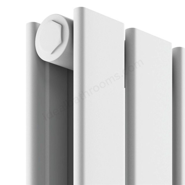 Scudo Bravo Designer Radiator Double 600mm x 614mm - White | Ideal ...