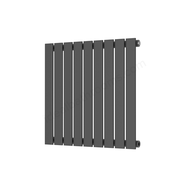 Scudo Bravo Designer Radiator Single 600mm x 614mm - Anthracite