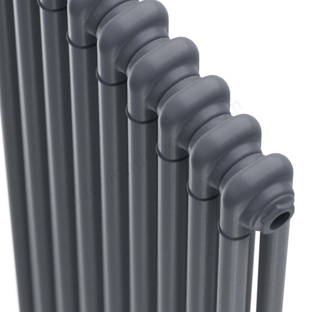 Scudo Column Designer Vertical Radiator 2 col 1800 x 335mm 7 Sections - Anthracite