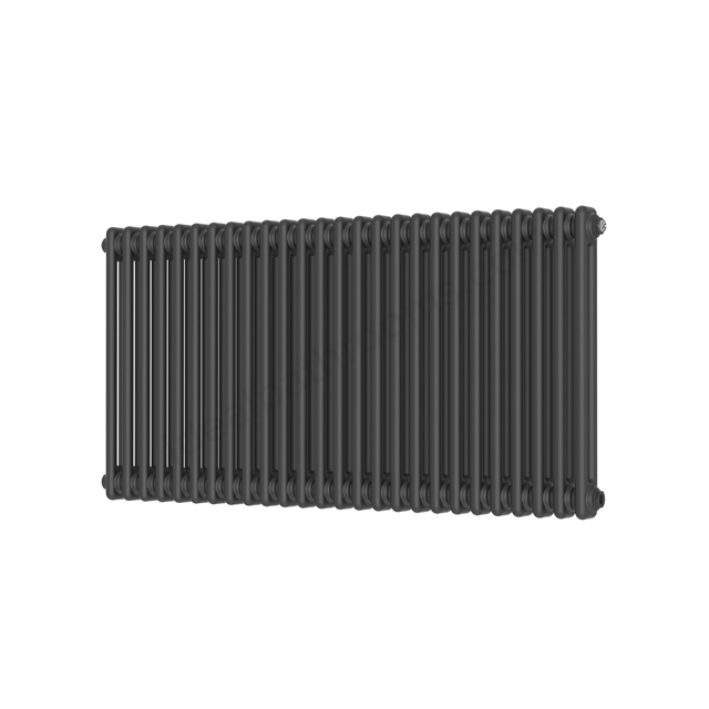 Scudo Column Designer Horizontal Radiator 2 col 600 x 1190mm 26 Sections - Anthracite