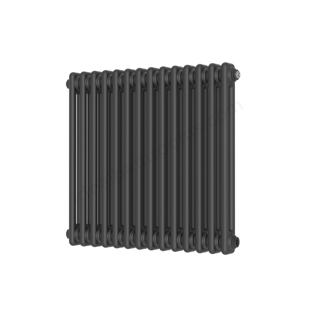 Scudo Column Designer Horizontal Radiator 2 col 600 x 650mm 14 Sections - Anthracite