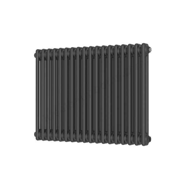 Scudo Column Designer Horizontal Radiator 2 col 600 x 830mm 18 Sections - Anthracite