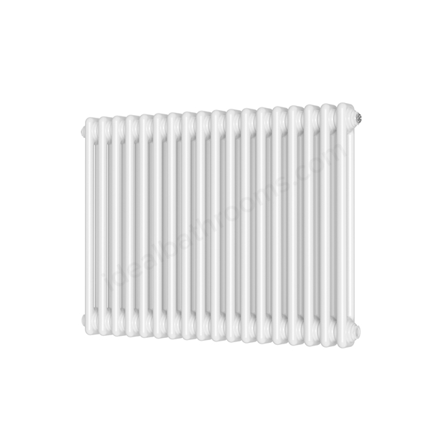 Scudo Column Designer Horizontal Radiator 2 col 600 x 830mm 18 Sections - White