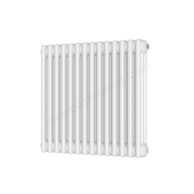 Scudo Column Designer Horizontal Radiator 3 col 600 x 650mm 14 Sections - White
