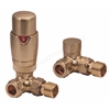 Scudo Designer Twin Pack TRV, Brushed Brass, Corner