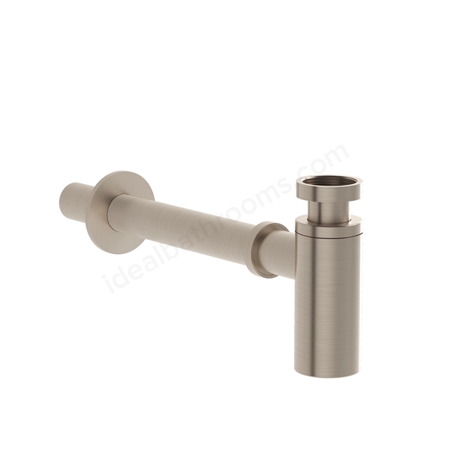 VitrA Origin Universal Bottle Trap - Brushed Nickel