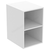 Ideal Standard i.life B 40cm side unit for vanity basins; 2 shelves; matt white