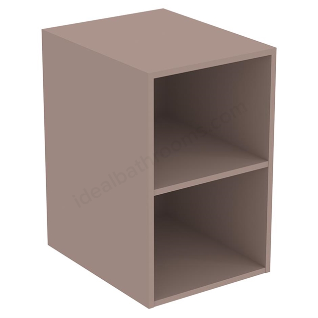 Ideal Standard i.life B 40cm side unit for vanity basins;  2 shelves; greige matt