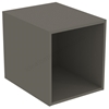 Ideal Standard i.life B 40cm side unit for vanity basins; 1 shelf; quartz grey matt