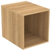 Ideal Standard i.life B 40cm side unit for vanity basins;  1 shelf; natural oak