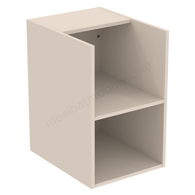 Ideal Standard i.life B 40cm side unit for worktops;  2 shelves; sand beige matt