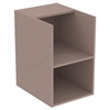Ideal Standard i.life B 40cm side unit for worktops;  2 shelves; greige matt