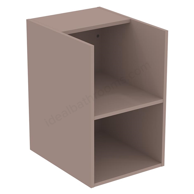 Ideal Standard i.life B 40cm side unit for worktops;  2 shelves; greige matt