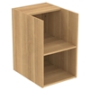 Ideal Standard i.life B 40cm side unit for worktops; 2 shelves; natural oak