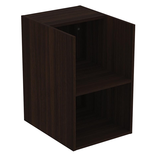 Ideal Standard i.life B 40cm side unit for worktops;  2 shelves; coffee oak