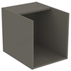 Ideal Standard i.life B 40cm side unit for worktops;  1 shelf; quartz grey matt