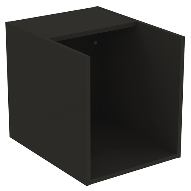 Ideal Standard i.life B 40cm side unit for worktops ; 1 shelf; carbon grey matt