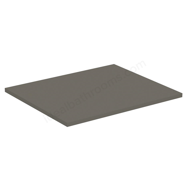 Ideal Standard i.life B 60cm worktop for vessel  installation; quartz grey matt