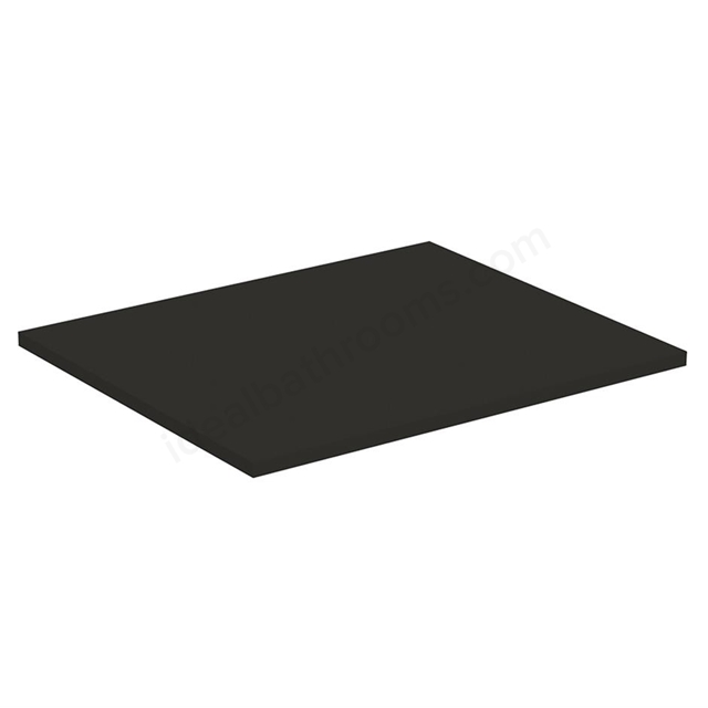 Ideal Standard i.life B 60cm worktop for vessel  installation; carbon grey matt