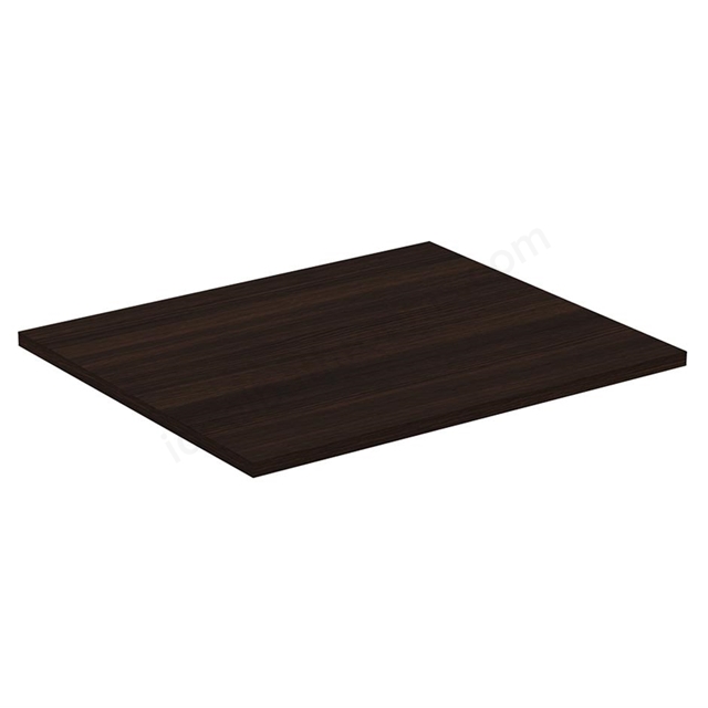 Ideal Standard i.life B 60cm worktop for vessel  installation; coffee oak