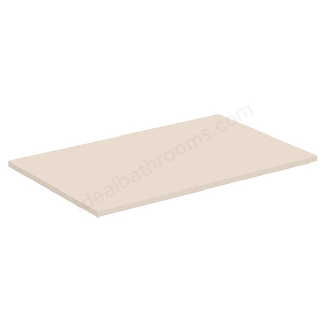 Ideal Standard i.life B 80cm worktop for vessel  installation; sand beige matt