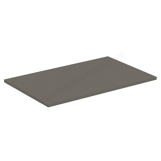 Ideal Standard i.life B 80cm worktop for vessel  installation; quartz grey matt