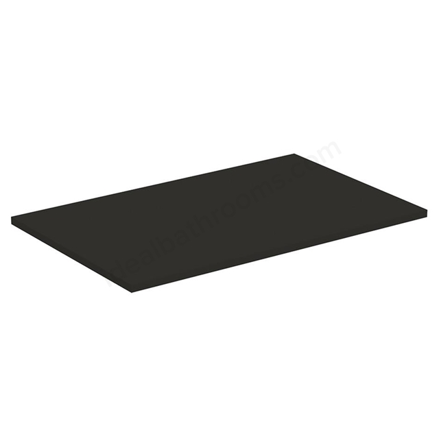 Ideal Standard i.life B 80cm worktop for vessel  installation; carbon grey matt