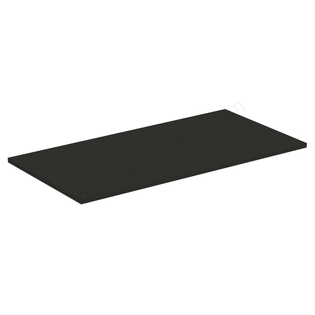 Ideal Standard i.life B 100cm worktop for vessel  installation; carbon grey matt