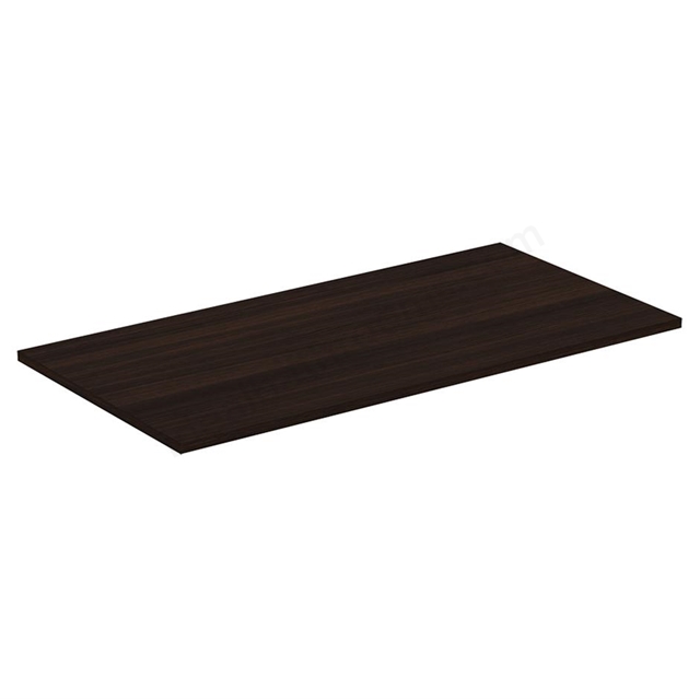 Ideal Standard i.life B 100cm worktop for vessel  installation; coffee oak