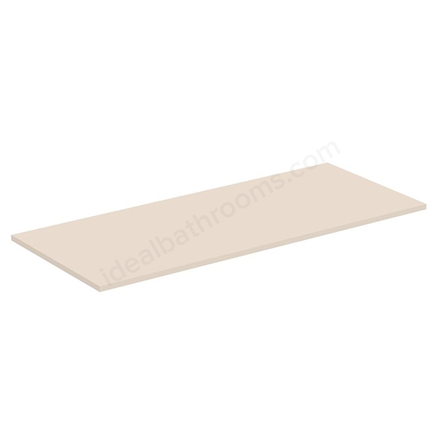 Ideal Standard i.life B 120cm worktop for vessel  installation; sand beige matt