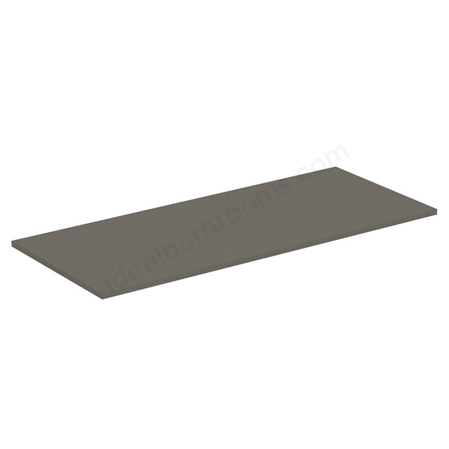 Ideal Standard i.life B 120cm worktop for vessel  installation; quartz grey matt